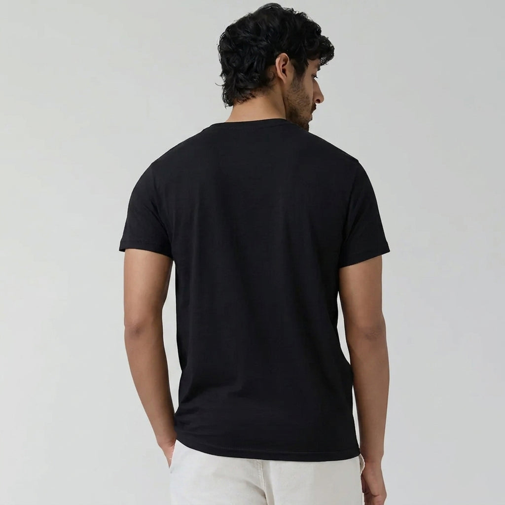 Winner Mens Black Regular T Shirt - 73435