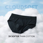 Winner's Mens Black Comforter Brief - 43684