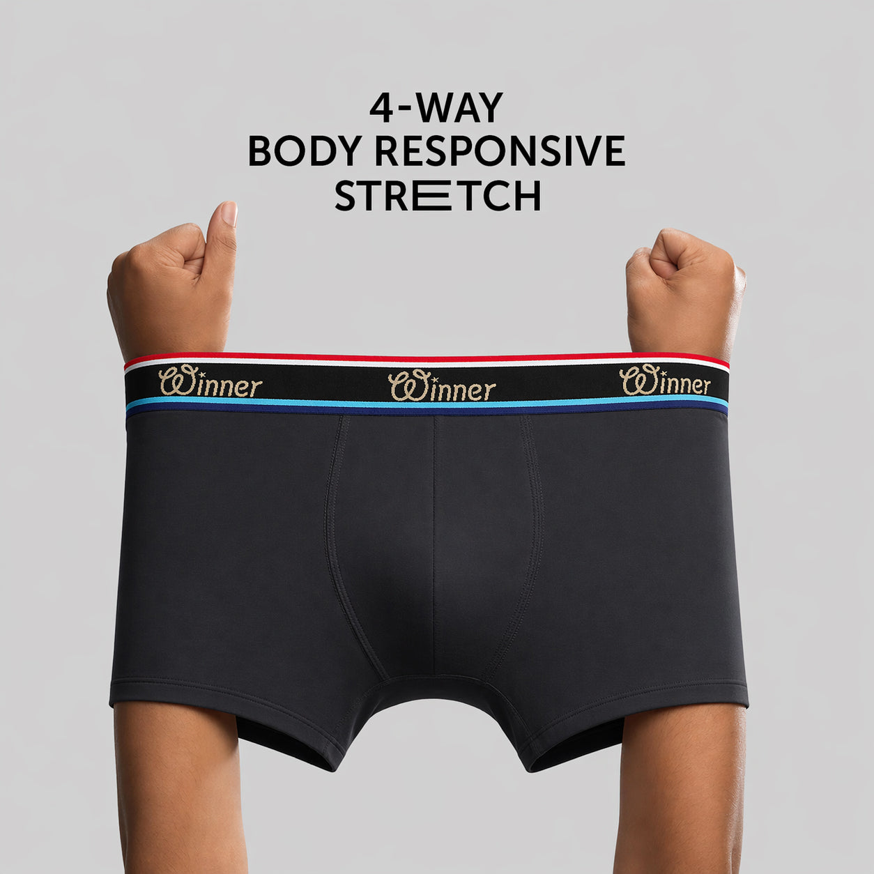 Men's Black Luxury Boxer - 43713