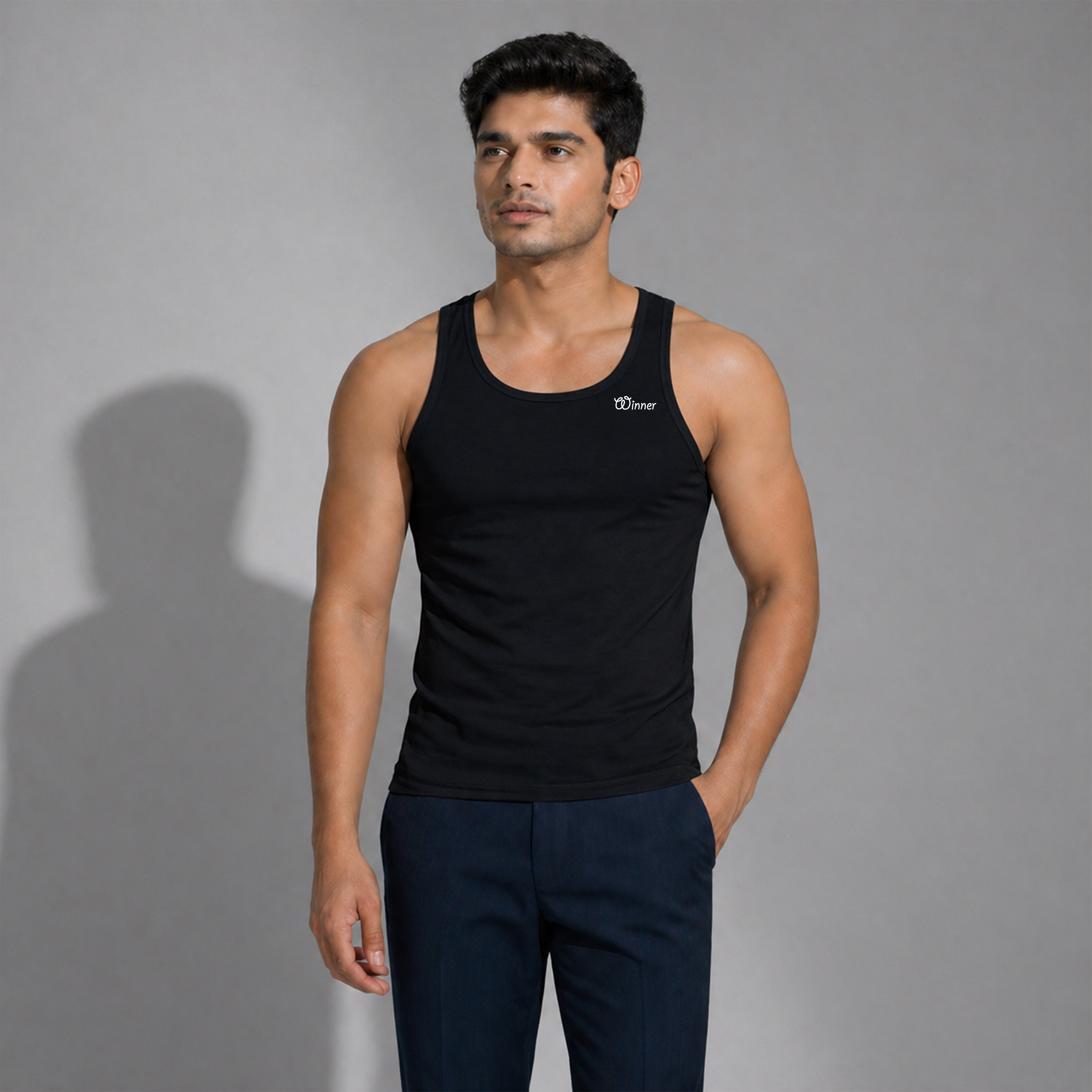 Winner Mens Black Rampage Vest - 43669