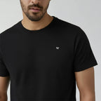 Winner Mens Black Regular T Shirt - 73435