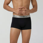 Winner Mens Black & White Crew Boxer ( PACK OF 2 ) - 73409