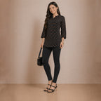 Winner Black Womens Modern Fit Leggings -43716