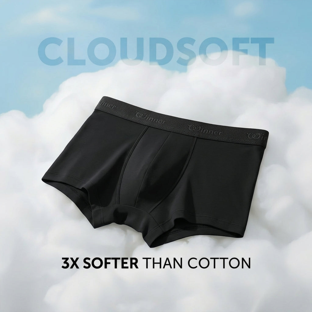 Men's Black Comforter Boxer - 43673