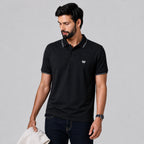 Winner Mens Black Polo T Shirt - 73584
