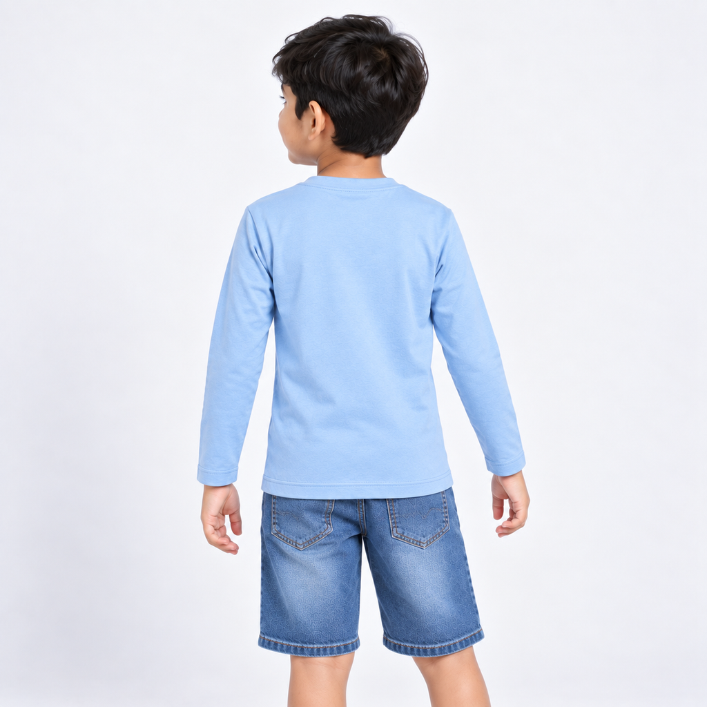 Winner Boys Blue Bell Full Sleeve T Shirt 80346