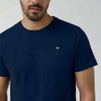 Winner  Mens Blue Regular T Shirt -73435
