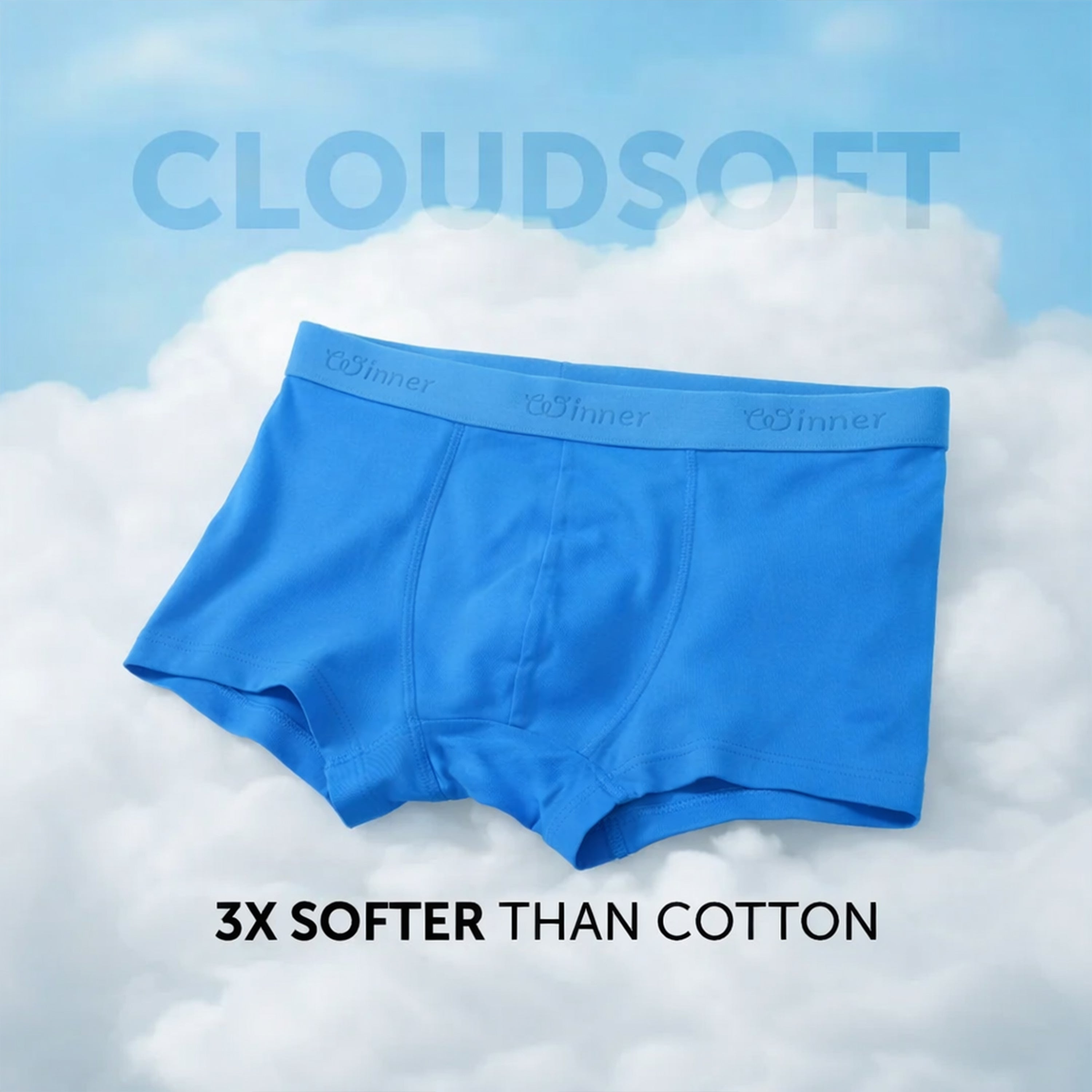 Men's Blue Comforter Boxer -43673