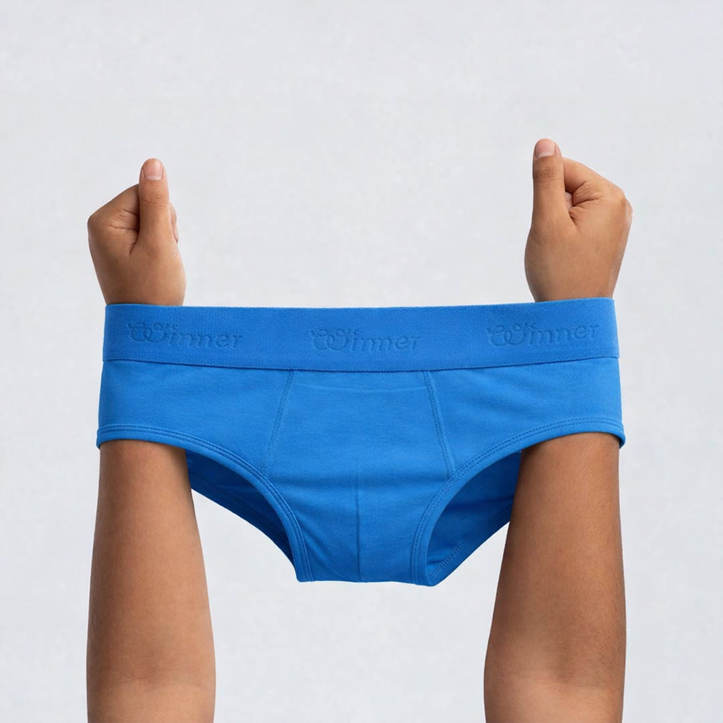 Winner's Mens Blue Comforter Brief - 43684