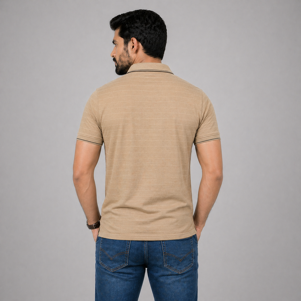 Winner Mens Brown Polo T Shirt - 73585