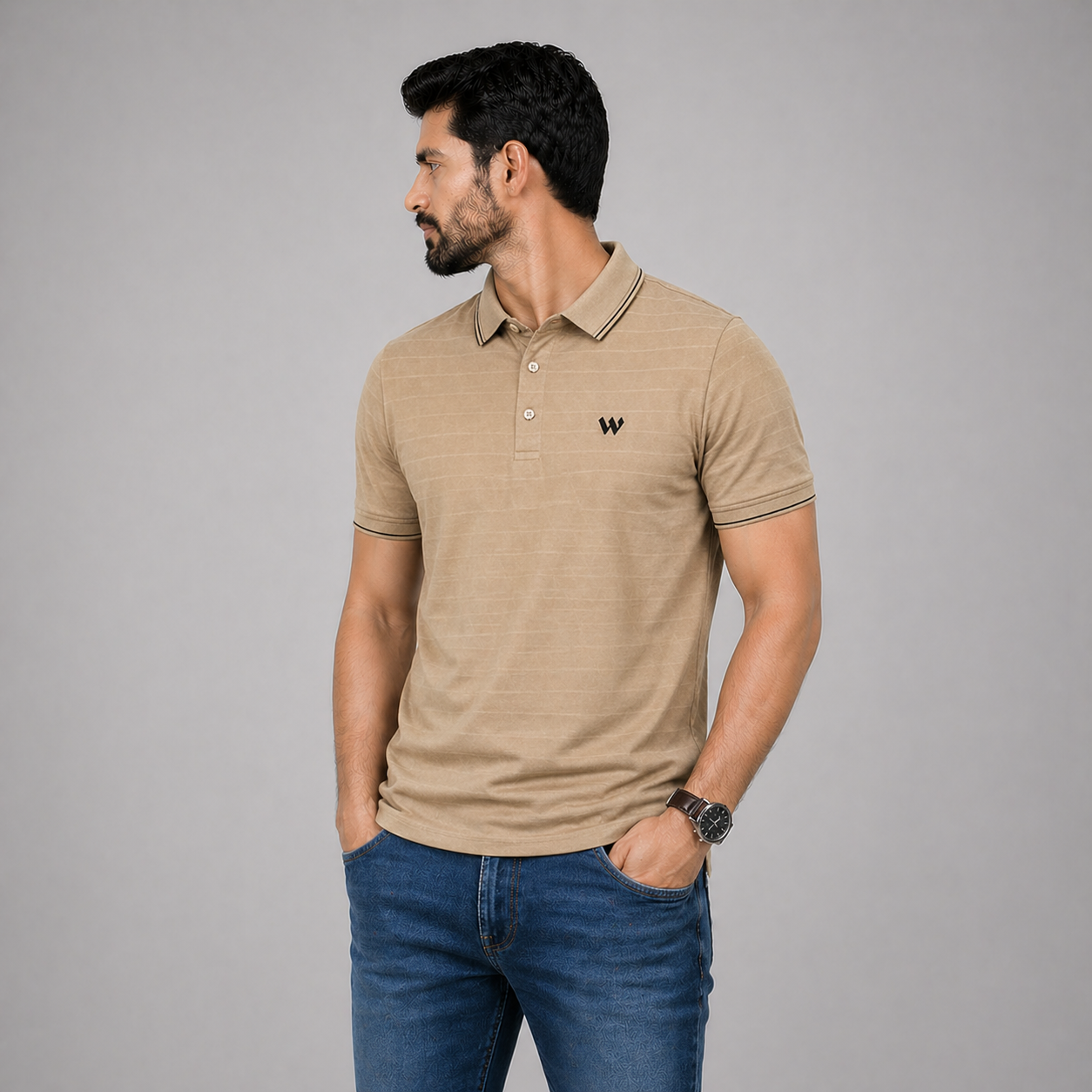 Winner Mens Brown Polo T Shirt - 73585