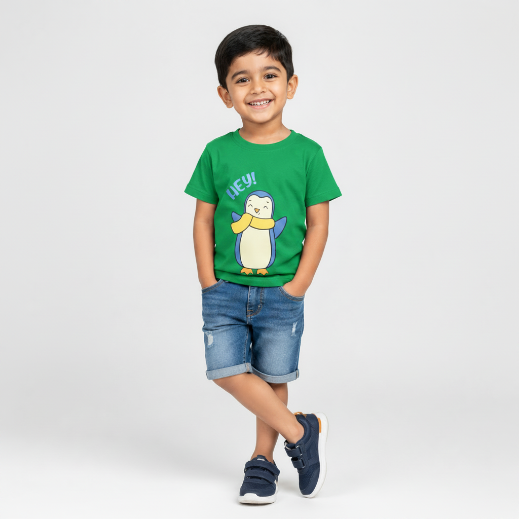 Winner Kids Classic Green T shirt -73614