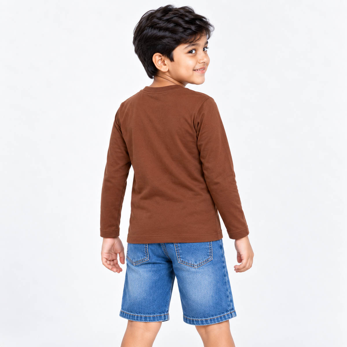 Winner Boys coffee Full Sleeve T Shirt 80346