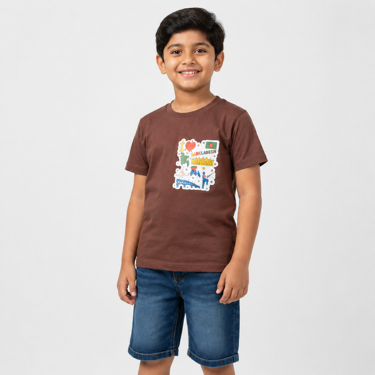 Winner Boys coffee T Shirt 80339
