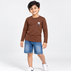 Winner Boys coffee Full Sleeve T Shirt 80346