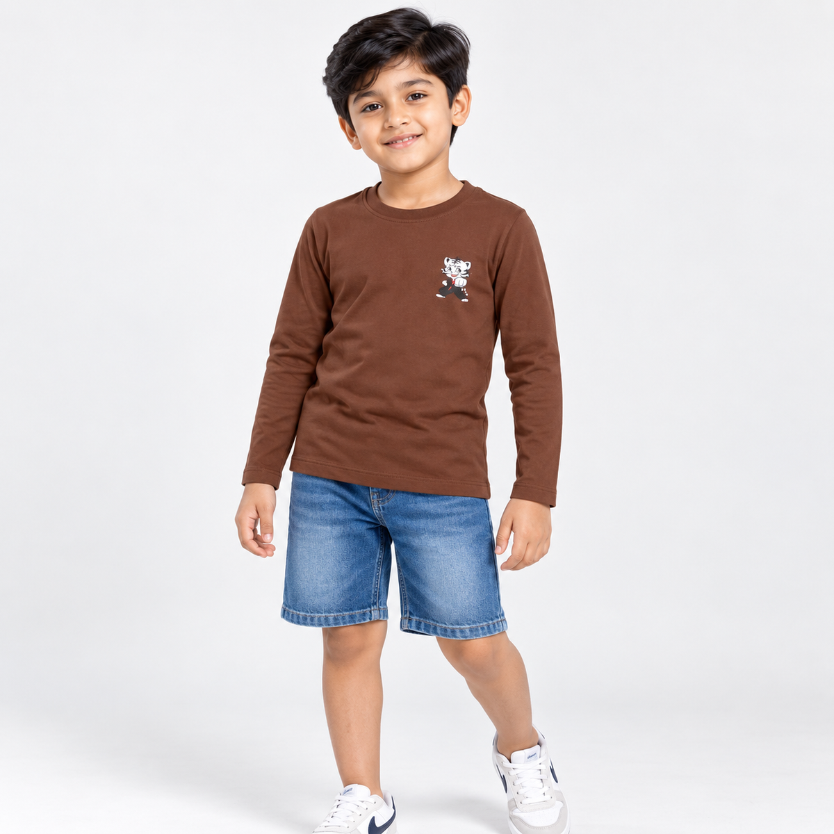 Winner Boys coffee Full Sleeve T Shirt 80346