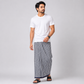 Winner Men's Charcoal checkered Lungi (5.5 Hand) - 44011