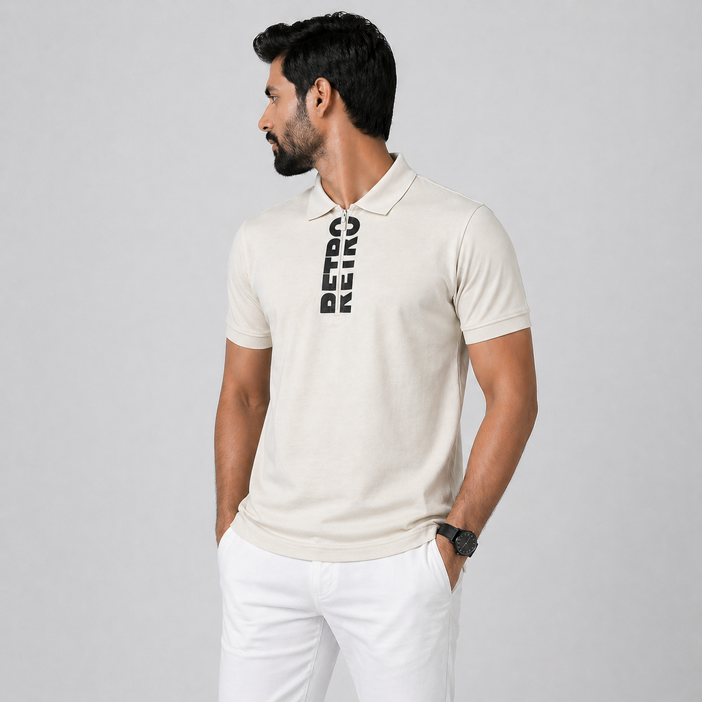 Winner Mens  Cannol Cream Polo T Shirt - 73990
