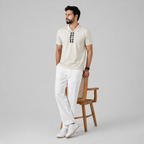 Winner Mens  Cannol Cream Polo T Shirt - 73990