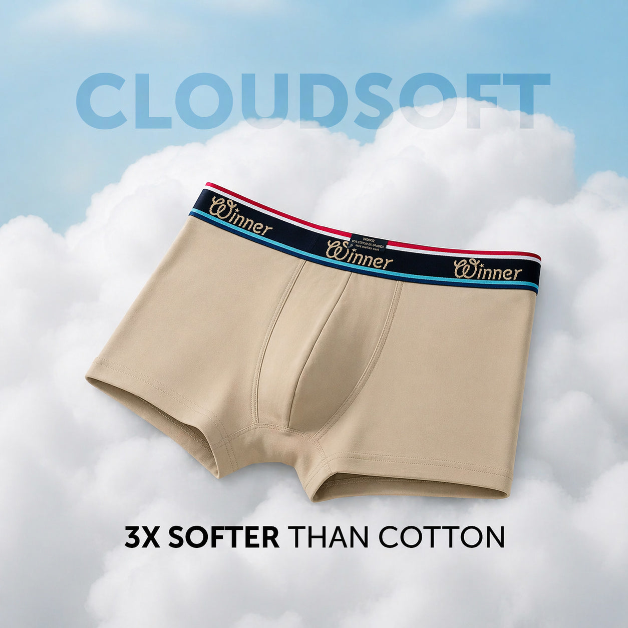 Winner Mens Gold Luxury Boxer - 43713