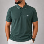 Winner Mens Green Polo T Shirt - 73584