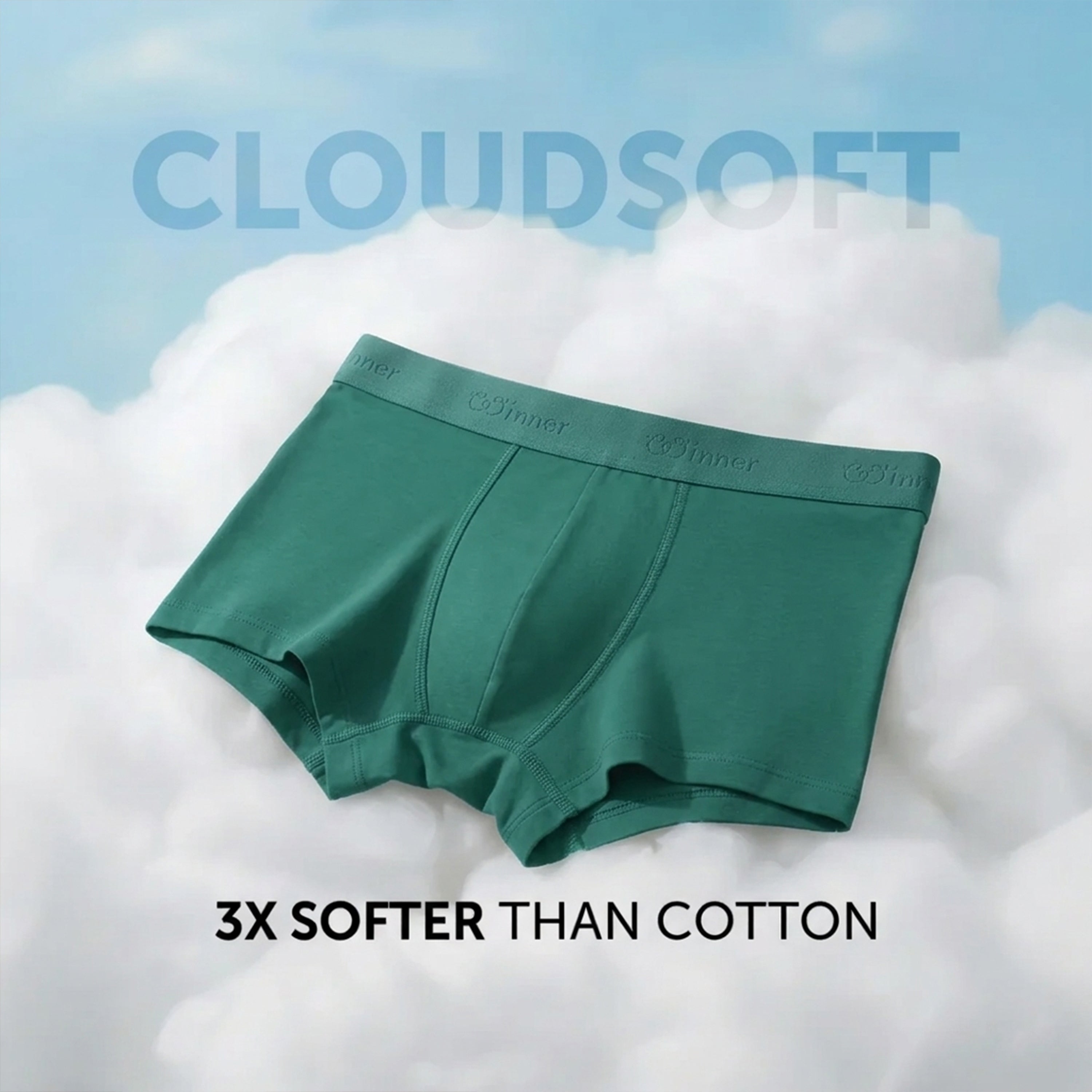Men's Green Comforter Boxer - 43673