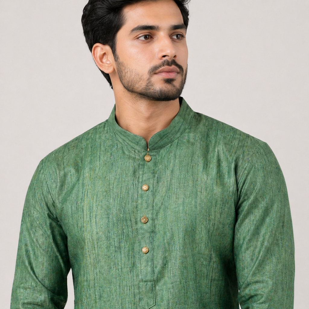 Winner Mens Green Panjabi - 73921