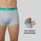 Men's Grey Deluxe Boxer - 43606