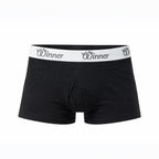 Winner Mens Jet Black Classic Boxer - 43686