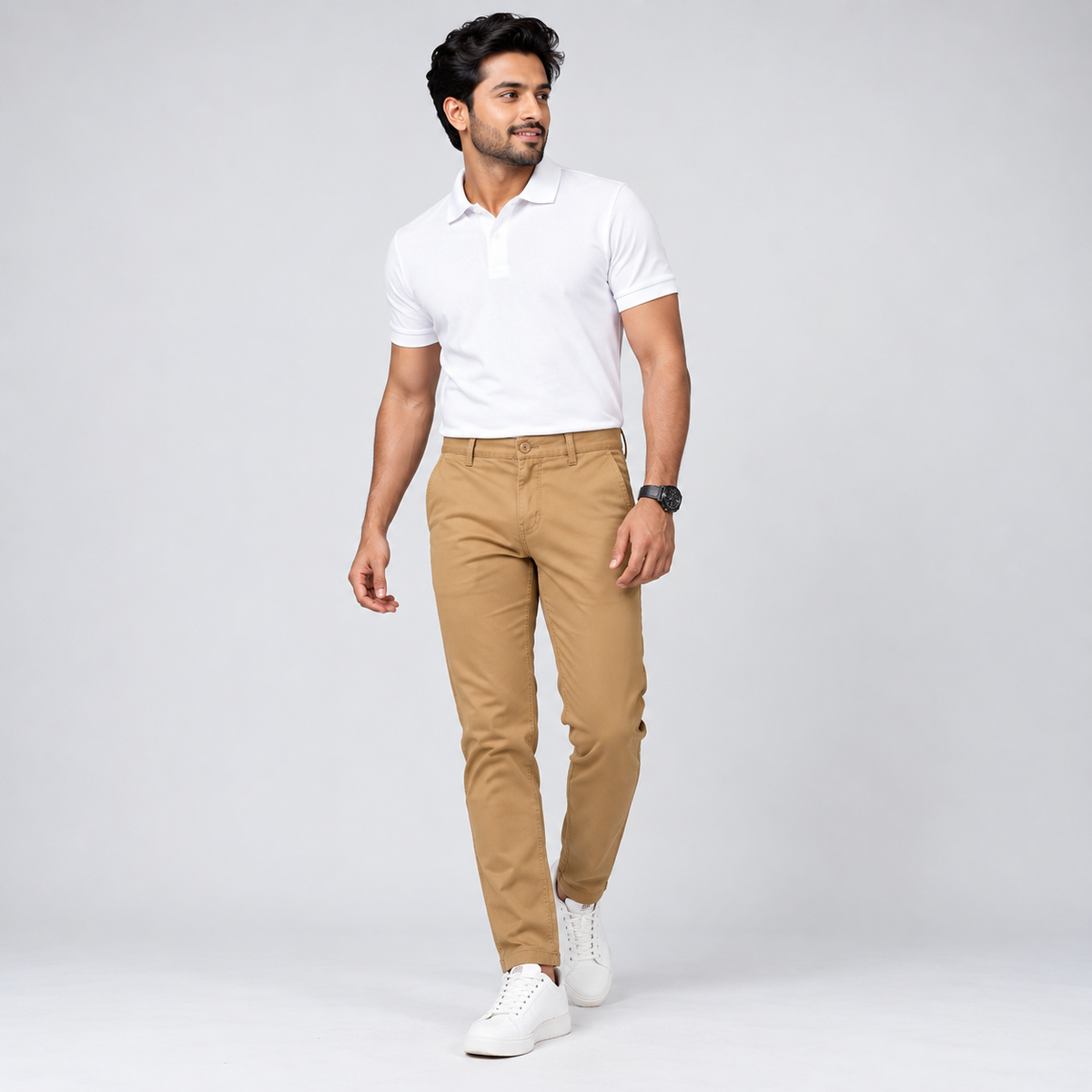 Winner Men's Khaki Gaberdine Pant 80334