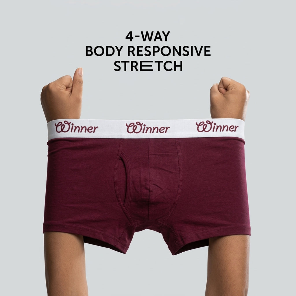 Men's Maron Deluxe Boxer - 43606