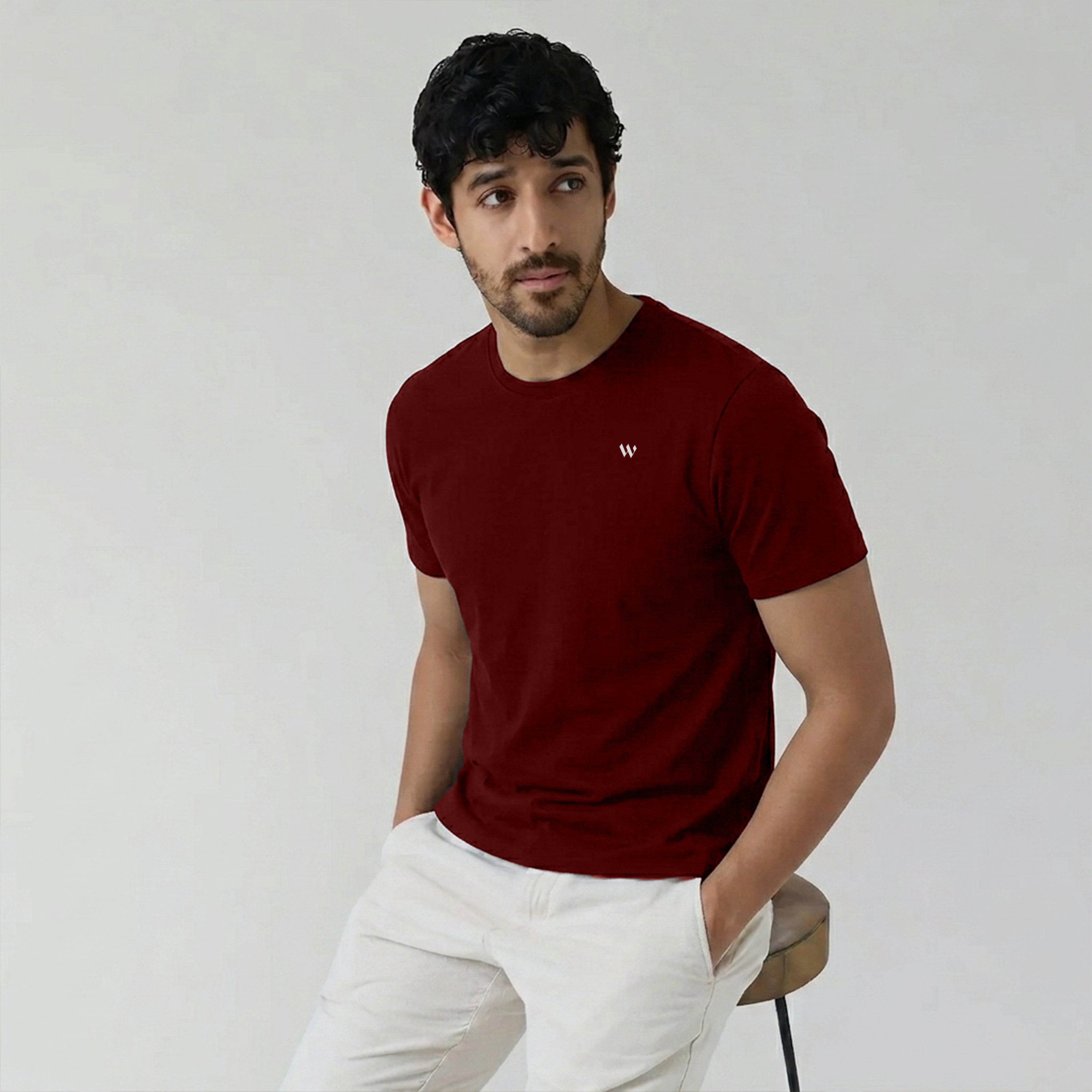 Winner Mens Maroon Regular T Shirt - 73435