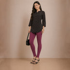 Winner Maroon Womens Modern Fit Leggings -43716