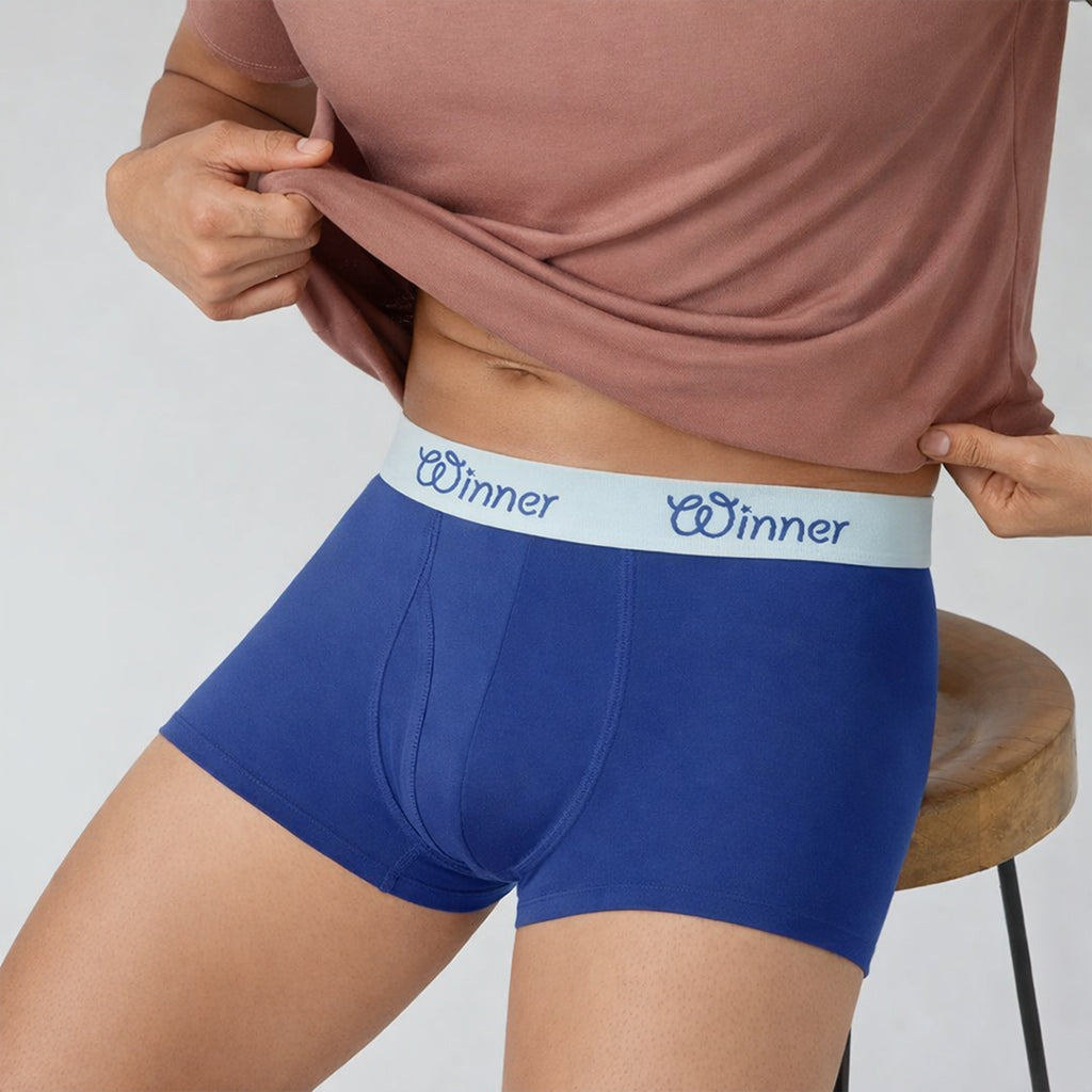 Men's Blue Deluxe Boxer - 43606