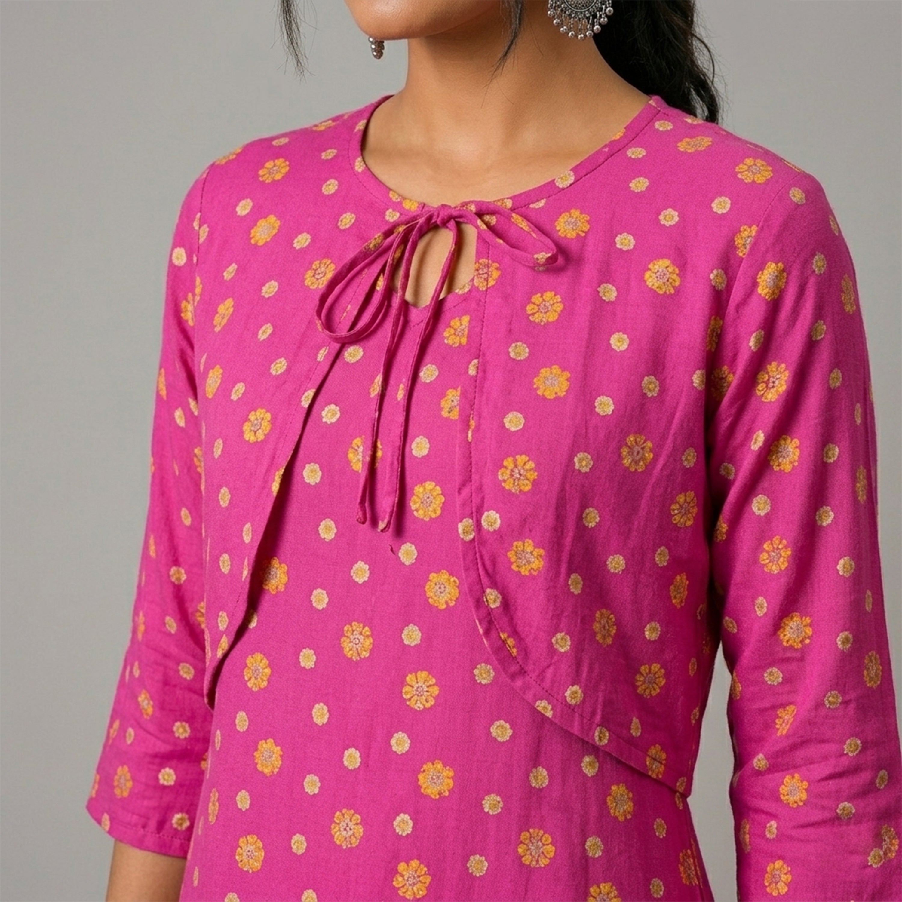 Winner' S  Pink Aop-1 Ladies Top-73152