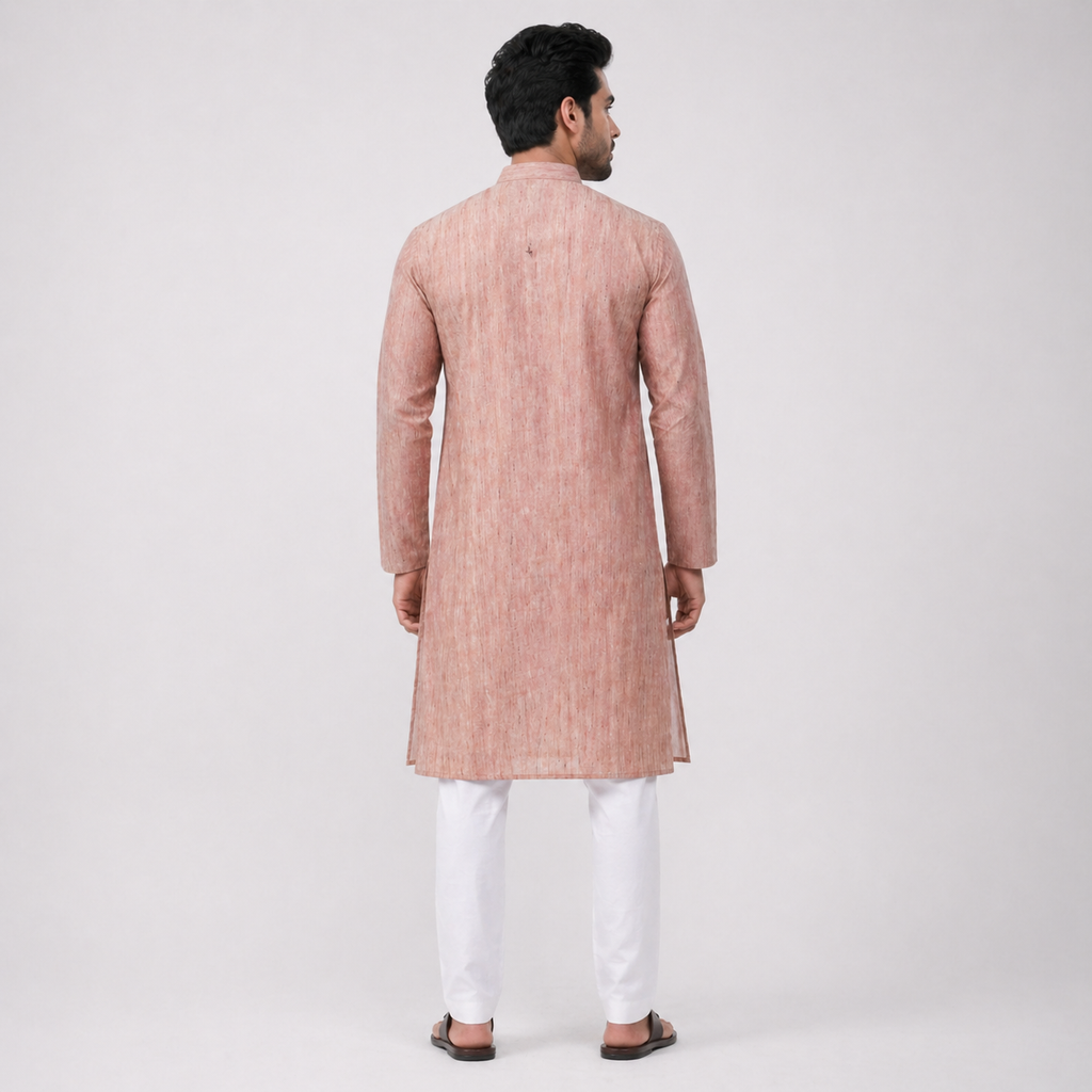 Winner Mens Pink Panjabi - 73921