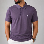 Winner Mens Purple Polo T Shirt - 73584