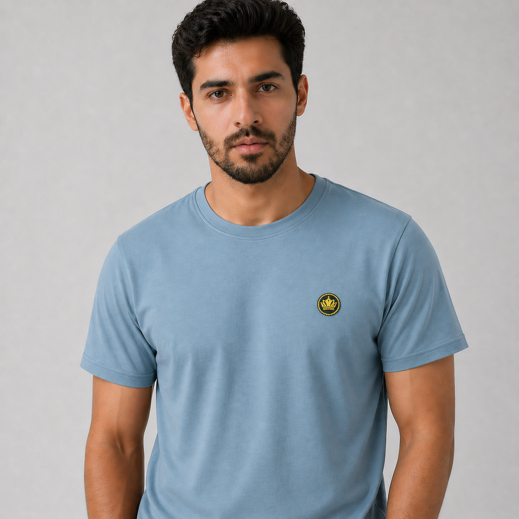 Winner Mens Sky Blue T Shirt- 80087