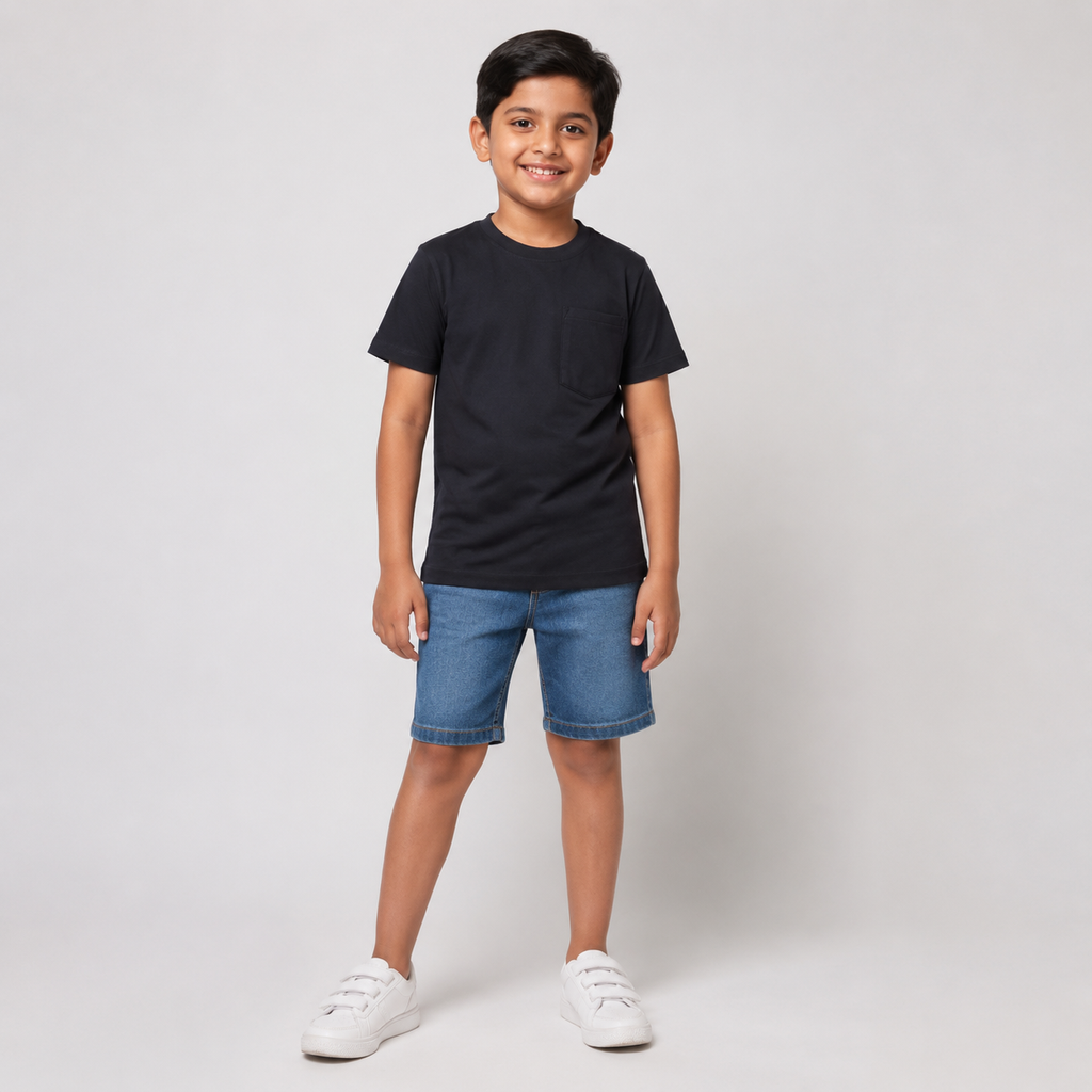 Winner Boys TopShoe Black T Shirt 80338