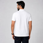 Winner Mens White Polo T Shirt - 73583