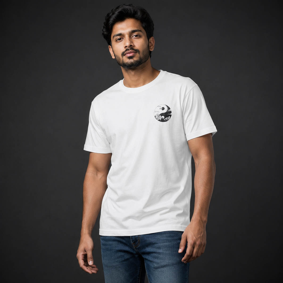 Winner Men's white T-Shirt - 80291