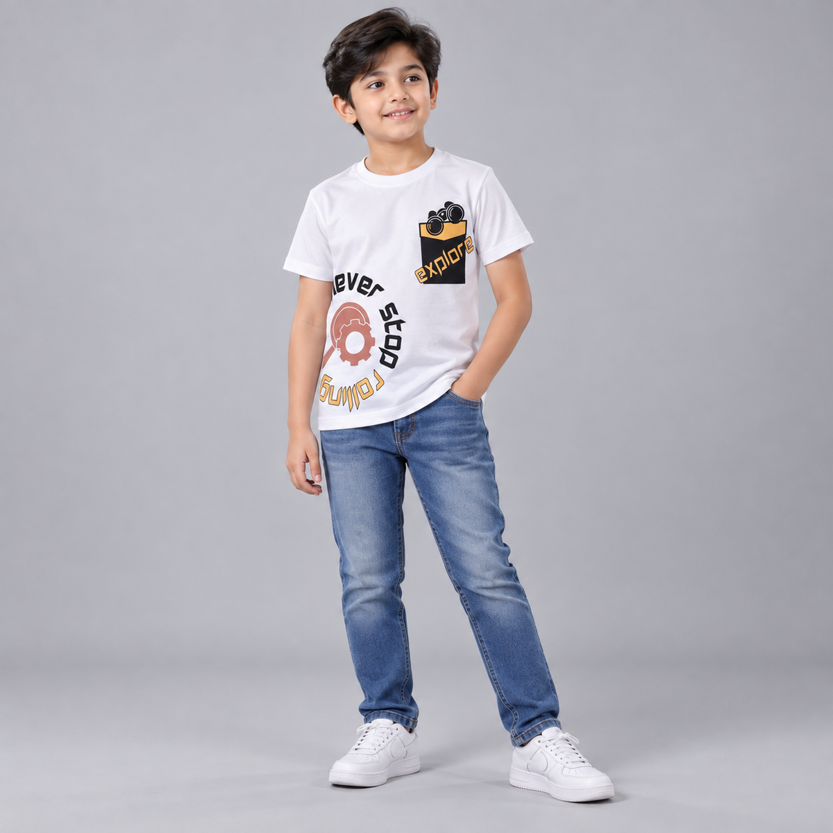 Winner Boys WHITE T Shirt 80256