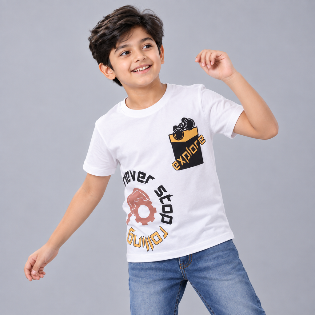 Winner Boys WHITE T Shirt 80256