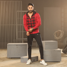 MEN'S HOODIE (RED)