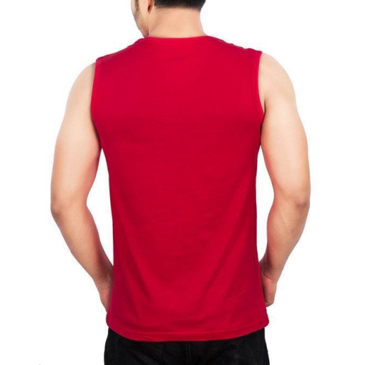 MEN'S FASHIONABLE MUSCLE TEE RED WC201638